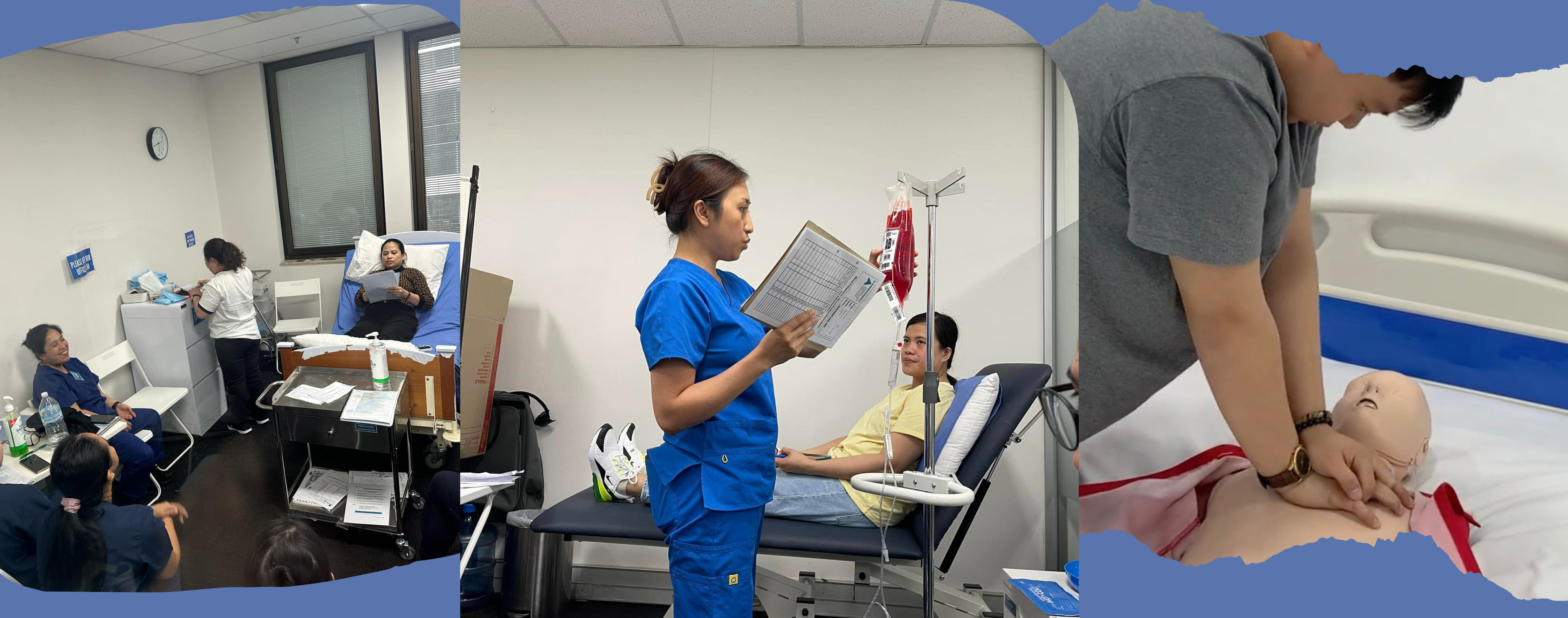 Business people talking at a corporate event